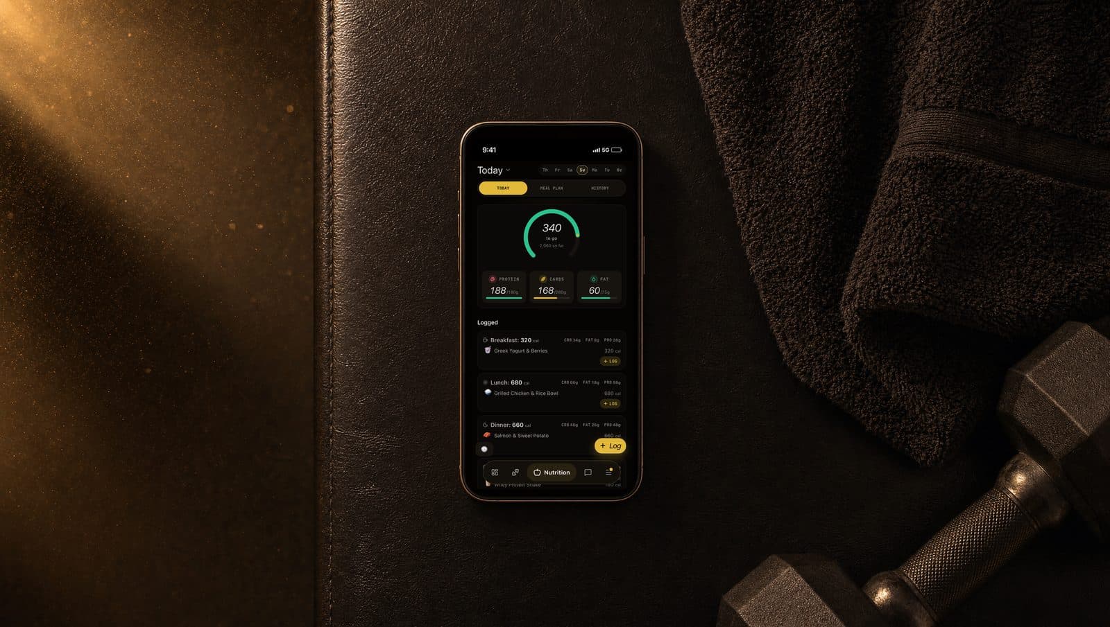 Nutrition in the CreatorClone app